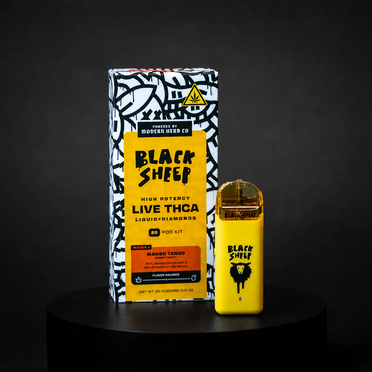 Black Sheep Tropicana Cookies Live THCA Pod Kit
