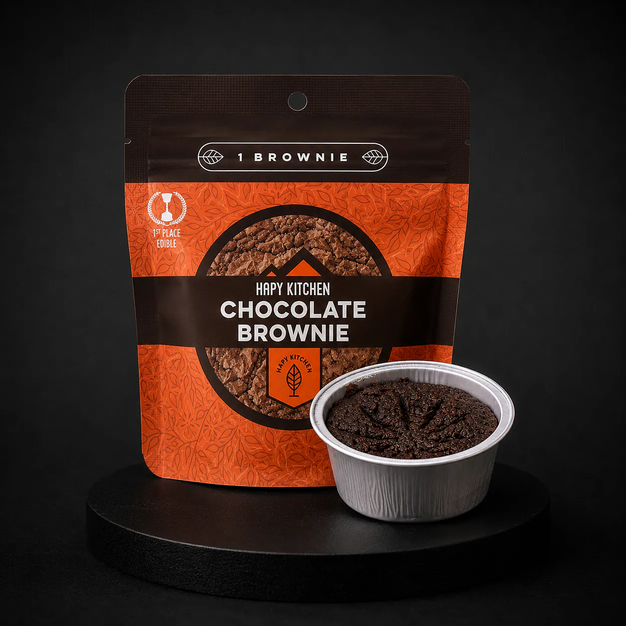 Hapy Kitchen Chocolate Brownie — 1st Place Edible