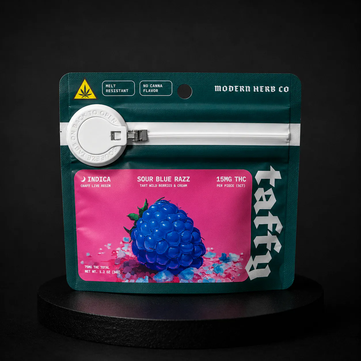 Modern Herb Co Sour Blue Razz Craft Live Resin Taffy