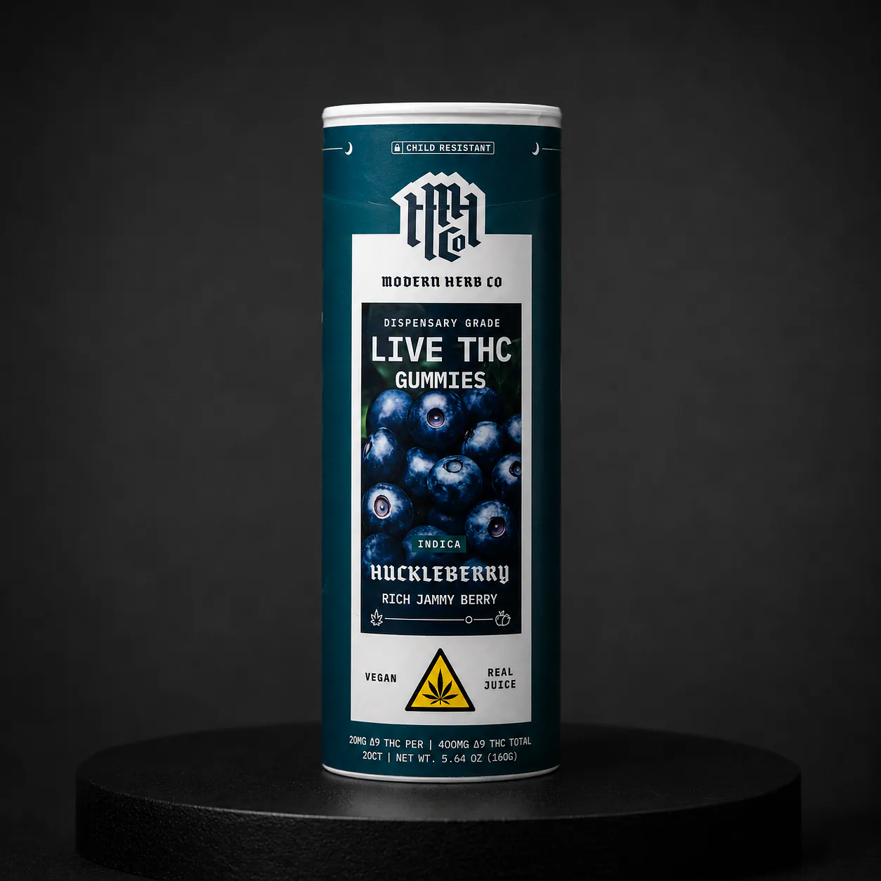 Modern Herb Co Huckleberry Live THC Gummies