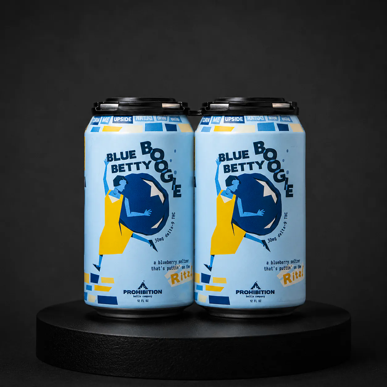 Prohibition Blue Betty Boogie Blueberry Seltzer — 30mg Hemp-Derived Δ9 THC
