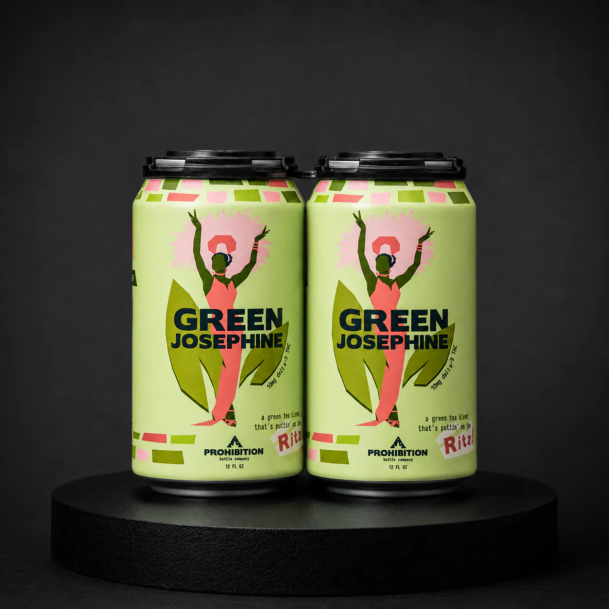 Prohibition Green Josephine Green Tea Blend — 10mg Hemp-Derived Δ9 THC
